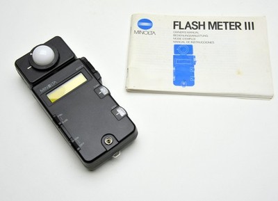 Minolta Flash Meter III Belichtungsmesser Light Meter