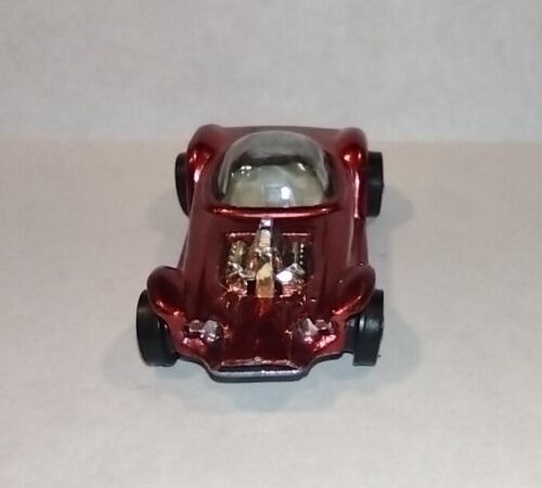 Vintage Mattel Hot Wheels Redline Beatnik Bandit. Ruby Red With White Interior. - Picture 4 of 5