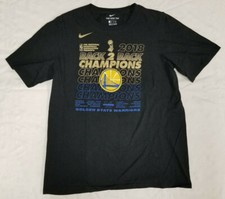 Golden State Warriors 2018 Back 2 Back NBA Champions shirt youth sz XL Nike