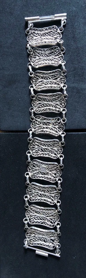 Armband aus Silber Handarbeit Länge ca 20 cm - Bild 2 von 2