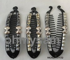 CLOSEOUT 1 1 1 NEW BLACK PLASTIC BANANA HAIR CLIP /COMB /COLOR/ STONE /GOTH MIX