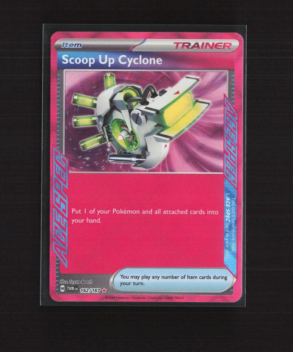 Scoop Up Cyclone 162/167 Twilight Masquerade ACE Spec Rare Pokemon