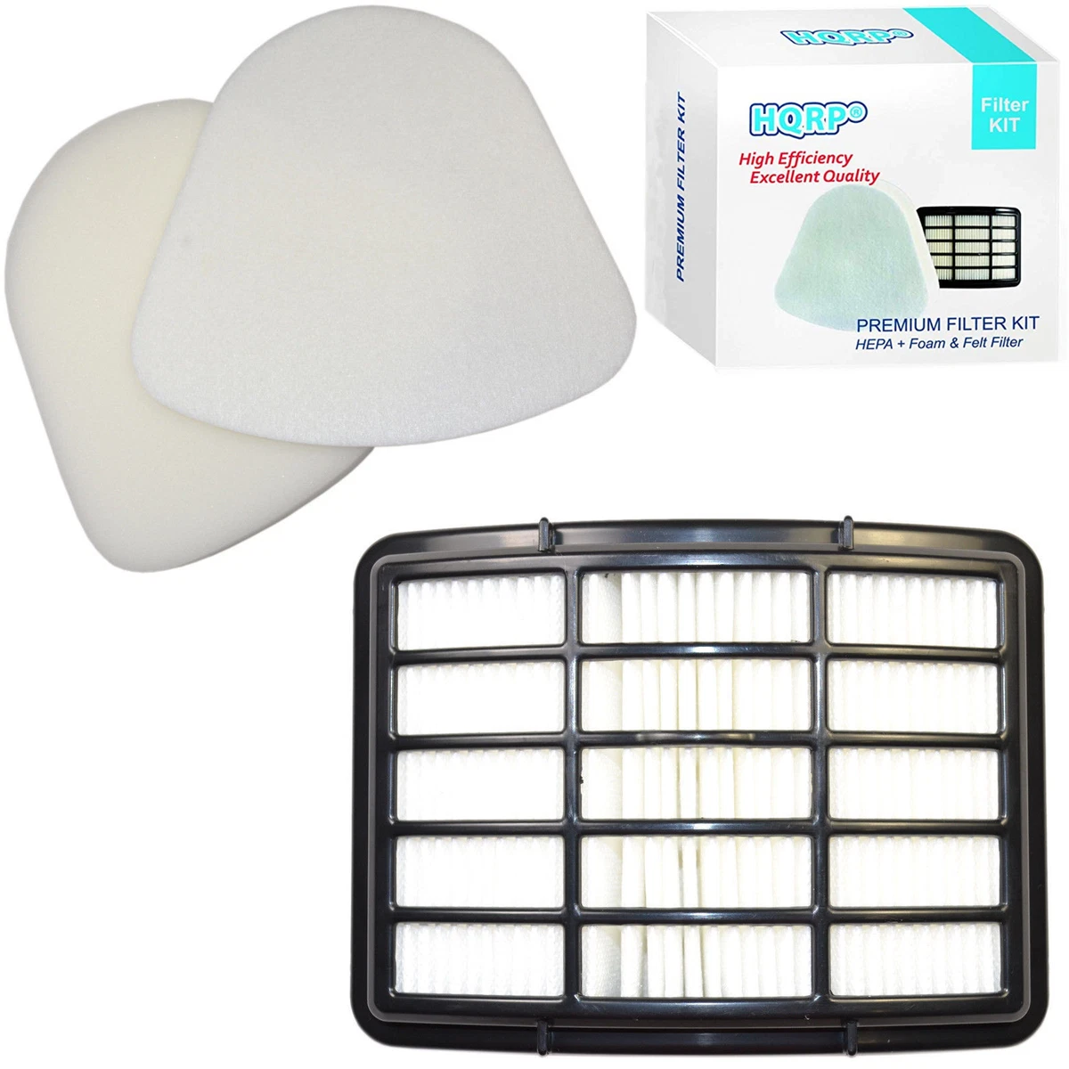 HEPA Filter Foam Felt Filters for Shark Navigator Lift Away Deluxe UV490CCO