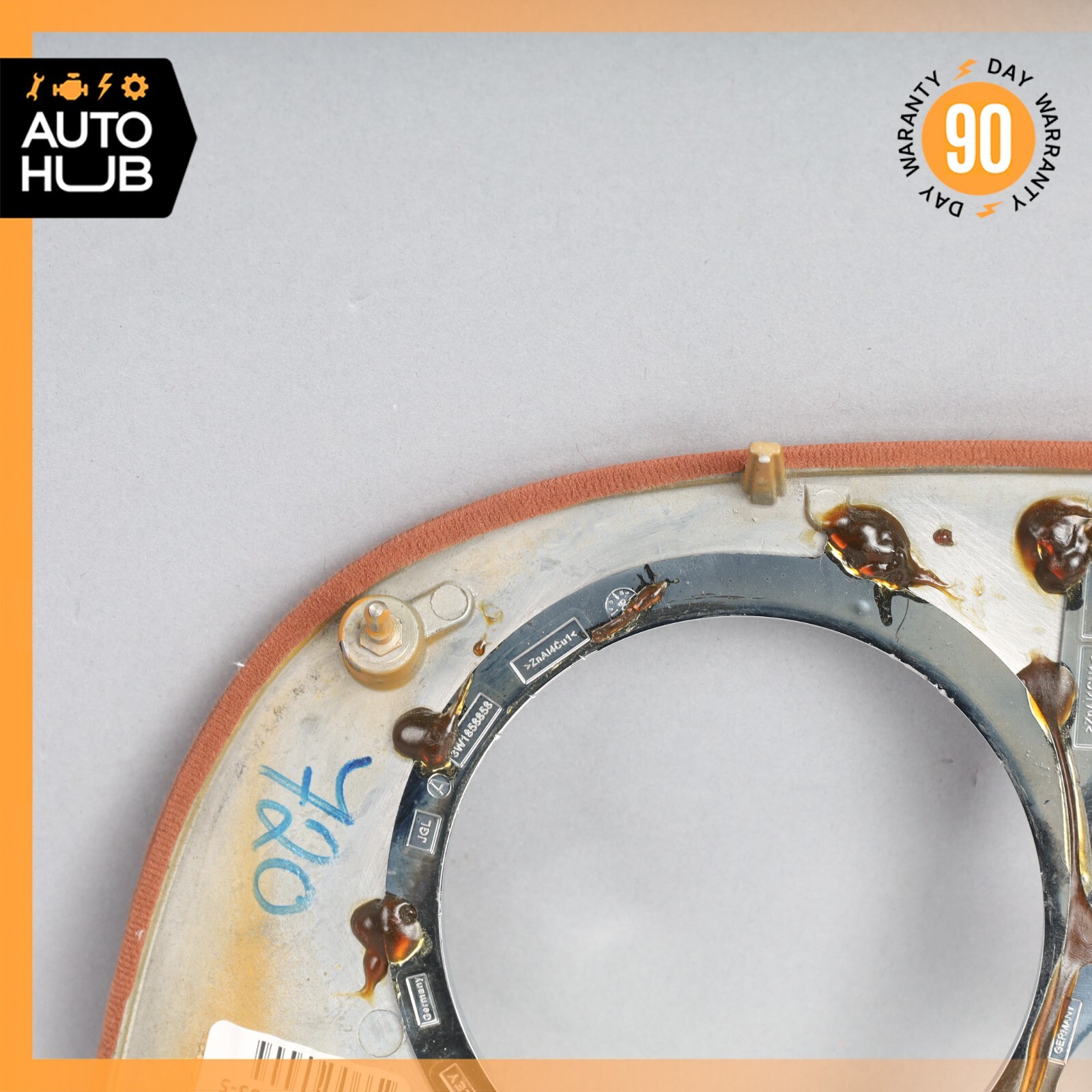 03-13 Bentley Continental GT GTC Dash Panel Speedometer Bezel Trim Wood OEM