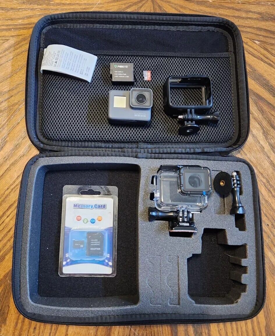 GoPro Hero5 Ultra HD 4k Action Camera Black With Good Battery, 2 