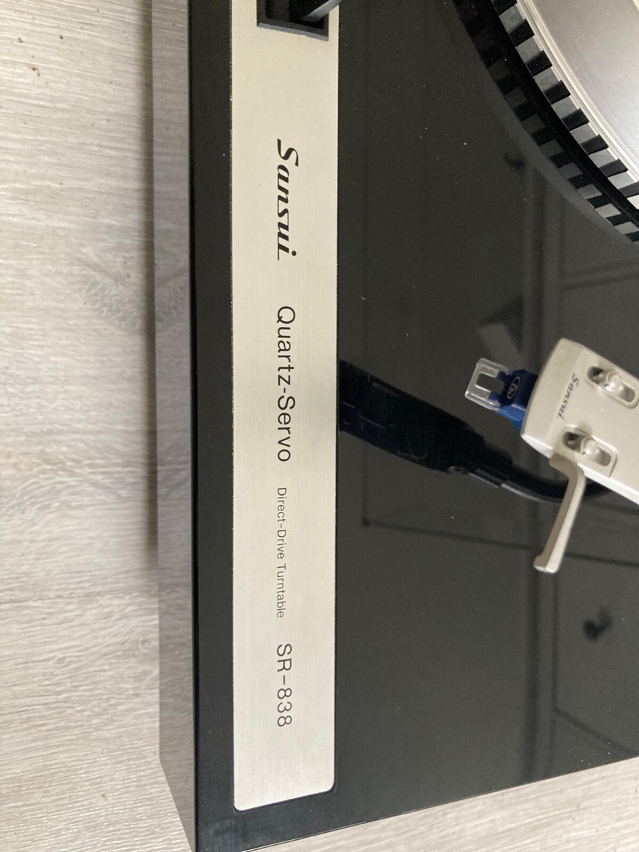 Sansui SR-838 Quartz Servo Direktantrieb / Direct-Drive Turntable