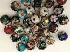 LOOSE BEADS CLOISONNE STONE WOOD SPACERS LINKS