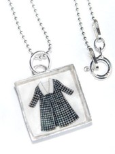 Little Girls Pendant Necklace Silver Chain Handcrafted in the USA NWB