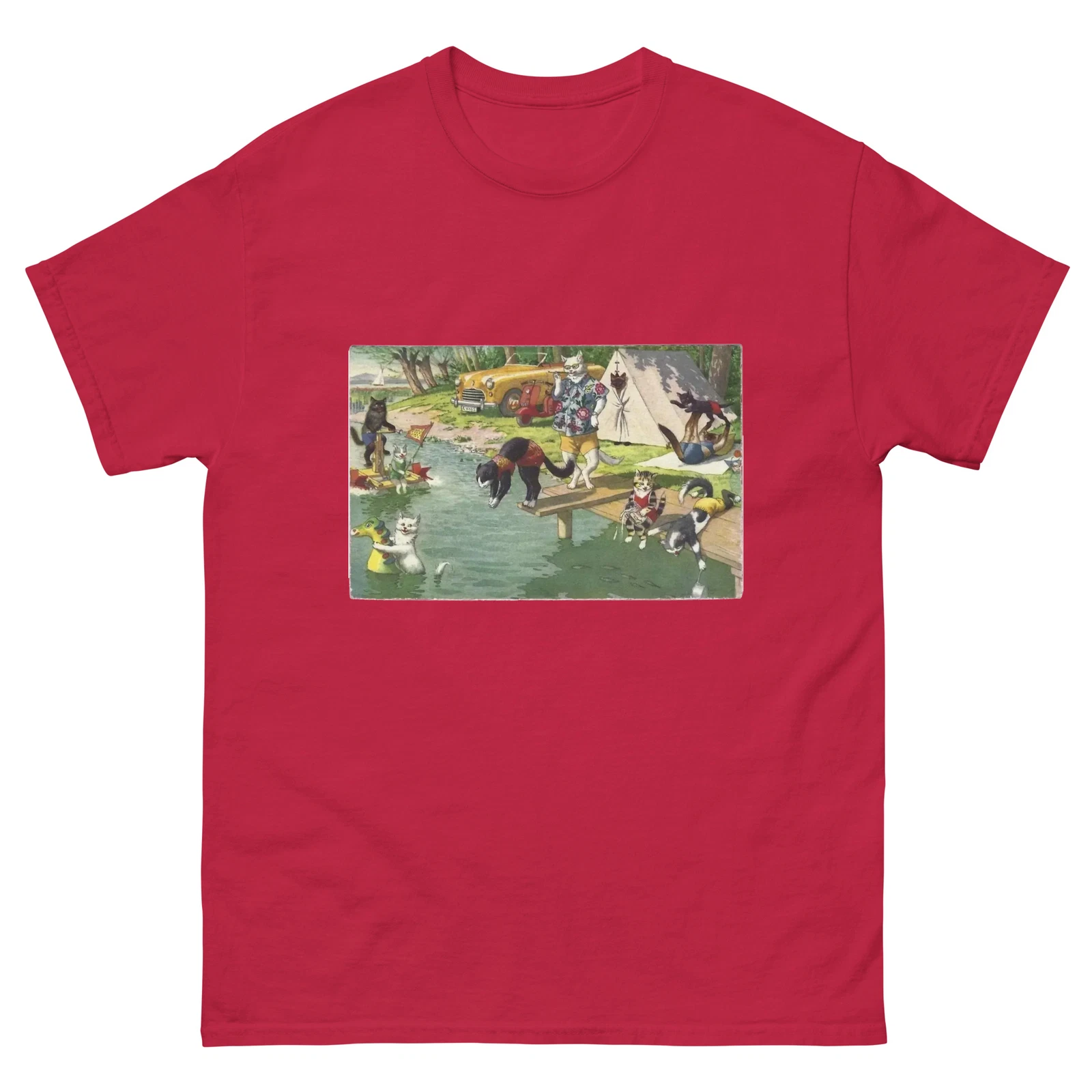 Mainzer Cat Postcards and Eugen Hartung Cats Unisex T-Shirt