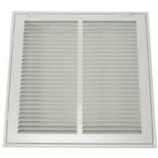 Zoro Select 4Mjt4 Filtered Return Air Grille , 14 X 25 , White , Steel