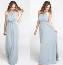NEW Show Me Your MuMu Small Amanda Maxi Dress Blue Wedding Bridesmaid Dress READ