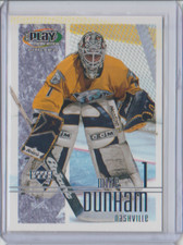 2001-02 UD Playmakers Limited #56 Mike Dunham Nashville Predators