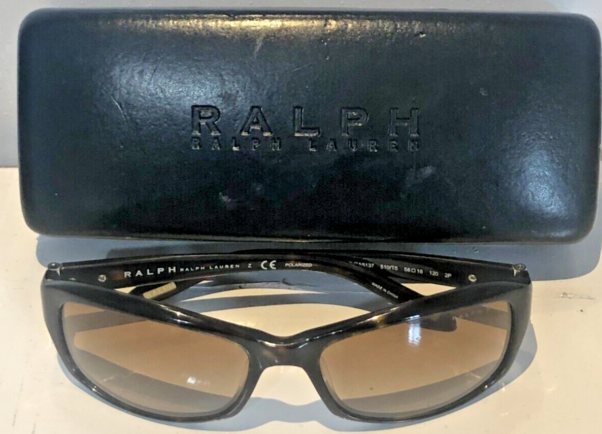 Ralph Lauren Brown Sunglasses with Case and Microfiber Cloth Polo Ralph Lauren PH4206 M (52 - 20) with Brown lenses and  main image 3