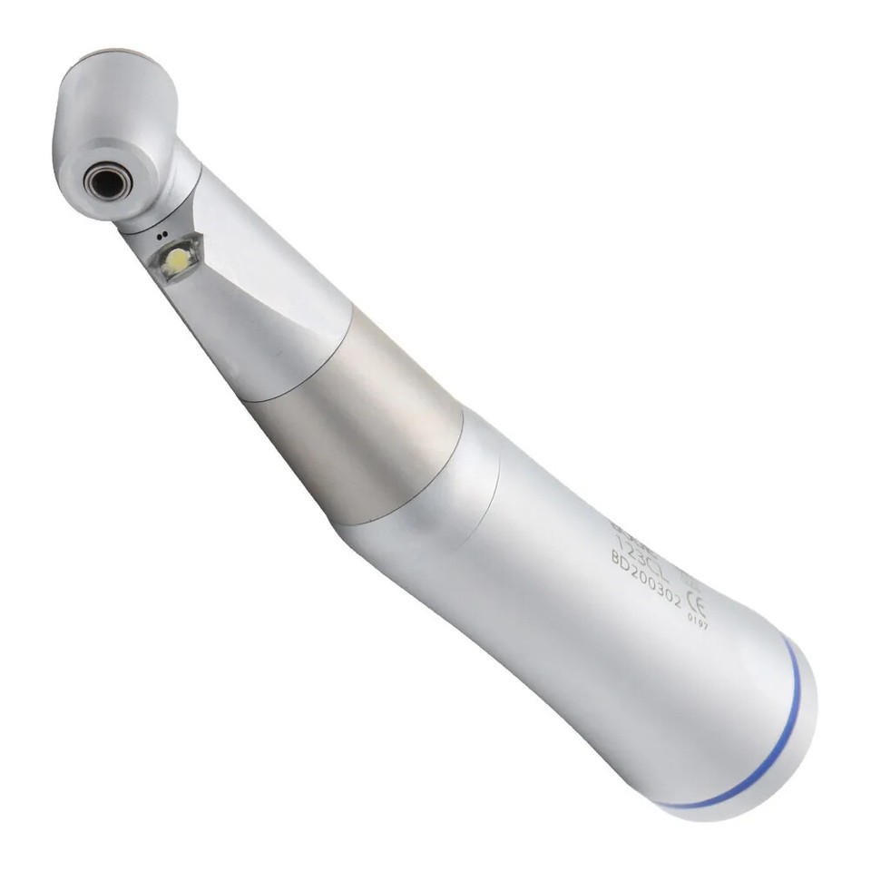 Dental LED Contra Angle Handpiece Inner Water Spray Selfpowered Rotor