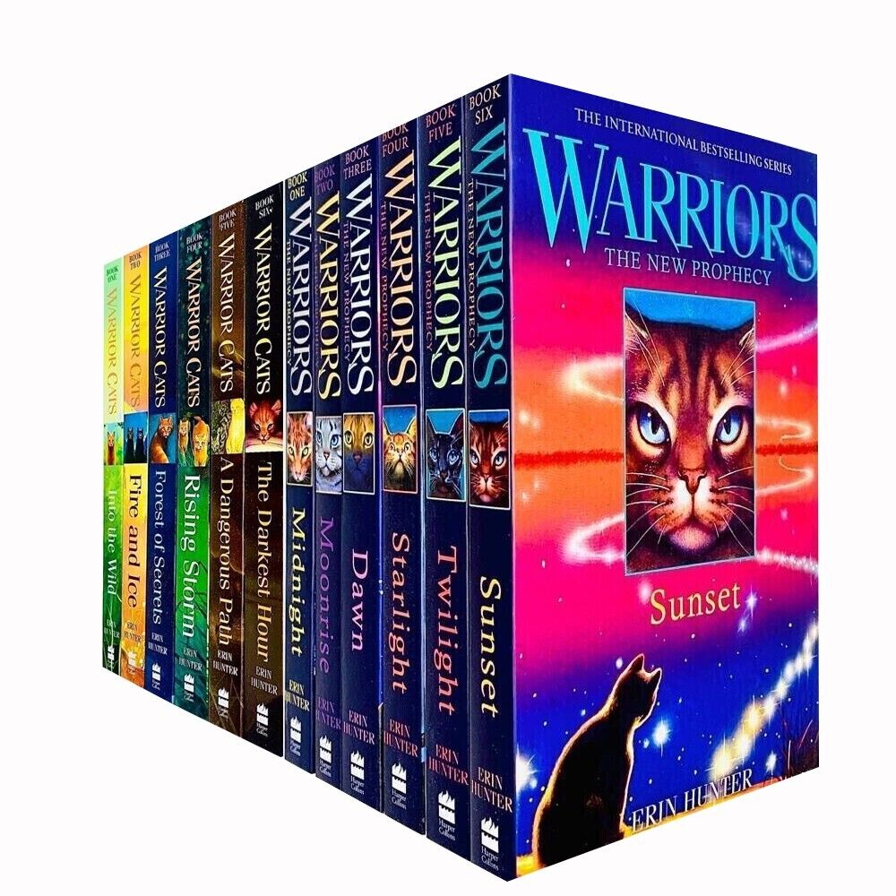 Warrior Cats Volume 1 to 12 Books Collection Set Paperback NEW