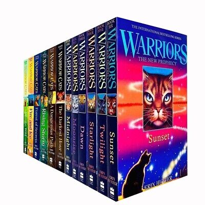 Warrior Cats Collection Erin Hunter 12 Books Set Series 1 and 2