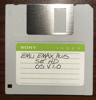 Emu Emax Plus SE HD Sampler Operating System Boot Disk V 1.0 - 20 Sold