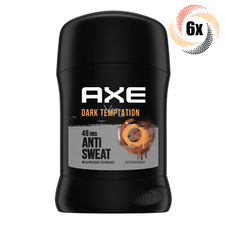 6x Sticks Axe Dark Temptation Antiperspirant Deodorant  Anti Sweat  50ml