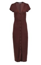 Reformation Button Down Knit Dress