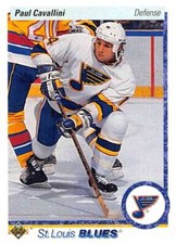 1990-91 Upper Deck Hockey  #281 Paul Cavallini  St. Louis Blues 