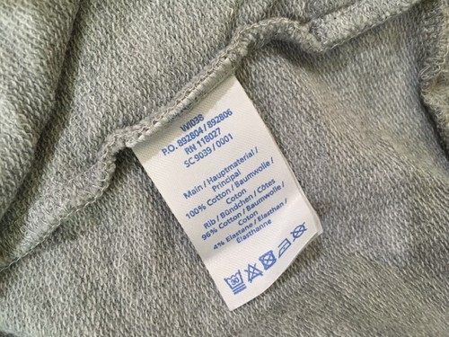 Boden sweatshirt Womens 8 mock neck pullover Grey Polka Dot Loungewear - Picture 5 of 5