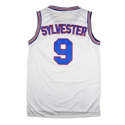Space Jam Tune Squad Basketball Jersey Roadrunner Podolak Leghorn Sylvester Sewn