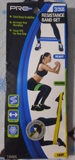 Pro Strength - Resistance Band Set: Light, Medium  Heavy Color Coded  3-Pack 