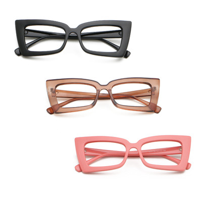 Modische Retro UV400 Lesebrille hochwertige Acetat Metall Scharniere DX11