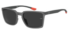 Under Armour UA SPORTATE/F 63MIR CRY GREY/IR GREY Square Men's Sunglasses