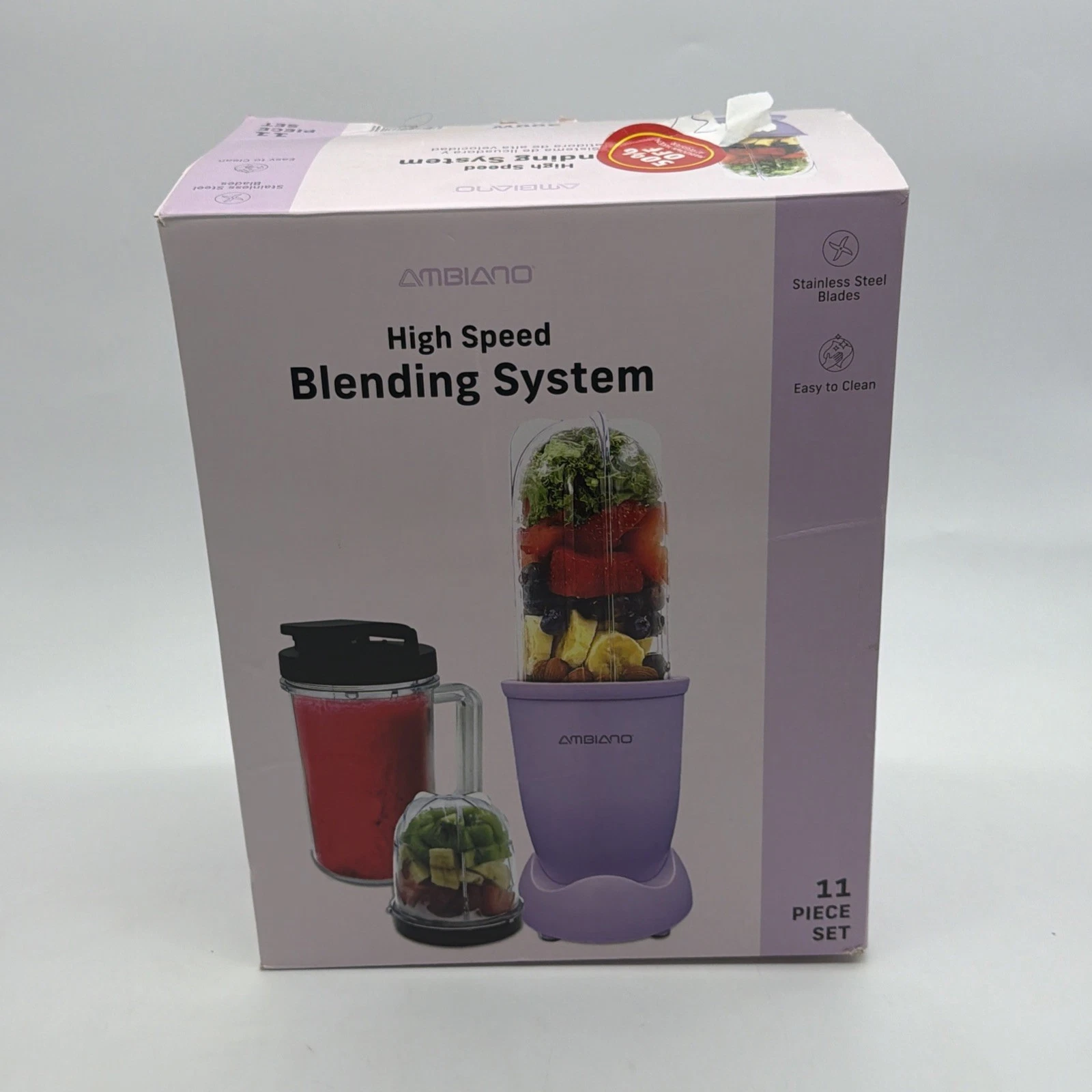 High Speed Blending System by Ambiano Smoothie, Dips, Purees. New 300W