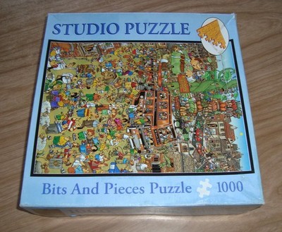 Tour Buses Bits and Pieces 1000 Piece Jigsaw Puzzle 20x27'' Complete