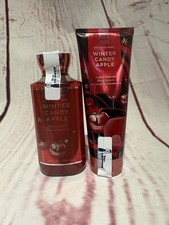 Bath & Body Works Winter Candy Apple Body Wash & Body Cream Set, Apple Scent