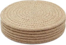 8 Inch Trivets for Hot Dishes, Hot Pots and Pans, Thick Heat Resistant Large Coa