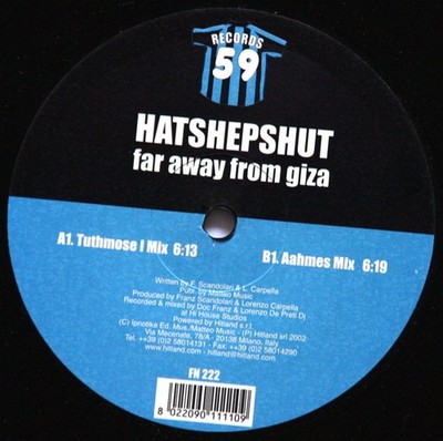 Hatshepshut - Far Away From Giza (12'')