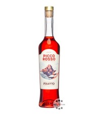 Foletto Picco Rosso - Himbeer Erdbeer Likör / 61 % Vol. / 0,5 Liter-Flasche