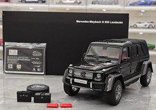 Almost Real 1/18 Mercedes Maybach G650 Landaulet 2017 W463 Black Diecast Model