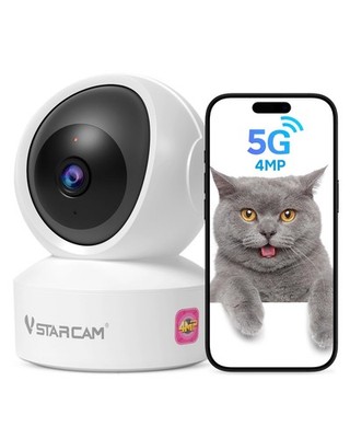 VSTARCAM 5G Security Camera Indoor 4MP 2.5K Pet Camera for Dog Cat Home WiFi