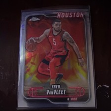 2025 Topps Chrome Fred VanVleet #137 Houston Rockets Basketball Card