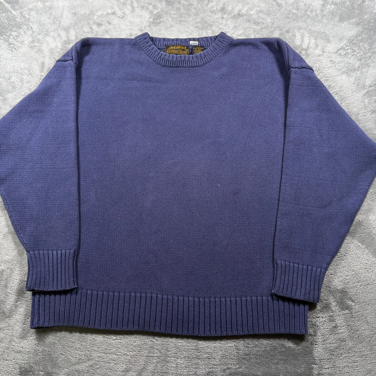 トップス 1990's Eddie Bauer cotton knit sweater L Eddie Bauer 90s Crewneck Sweaters for Men for sale | eBay