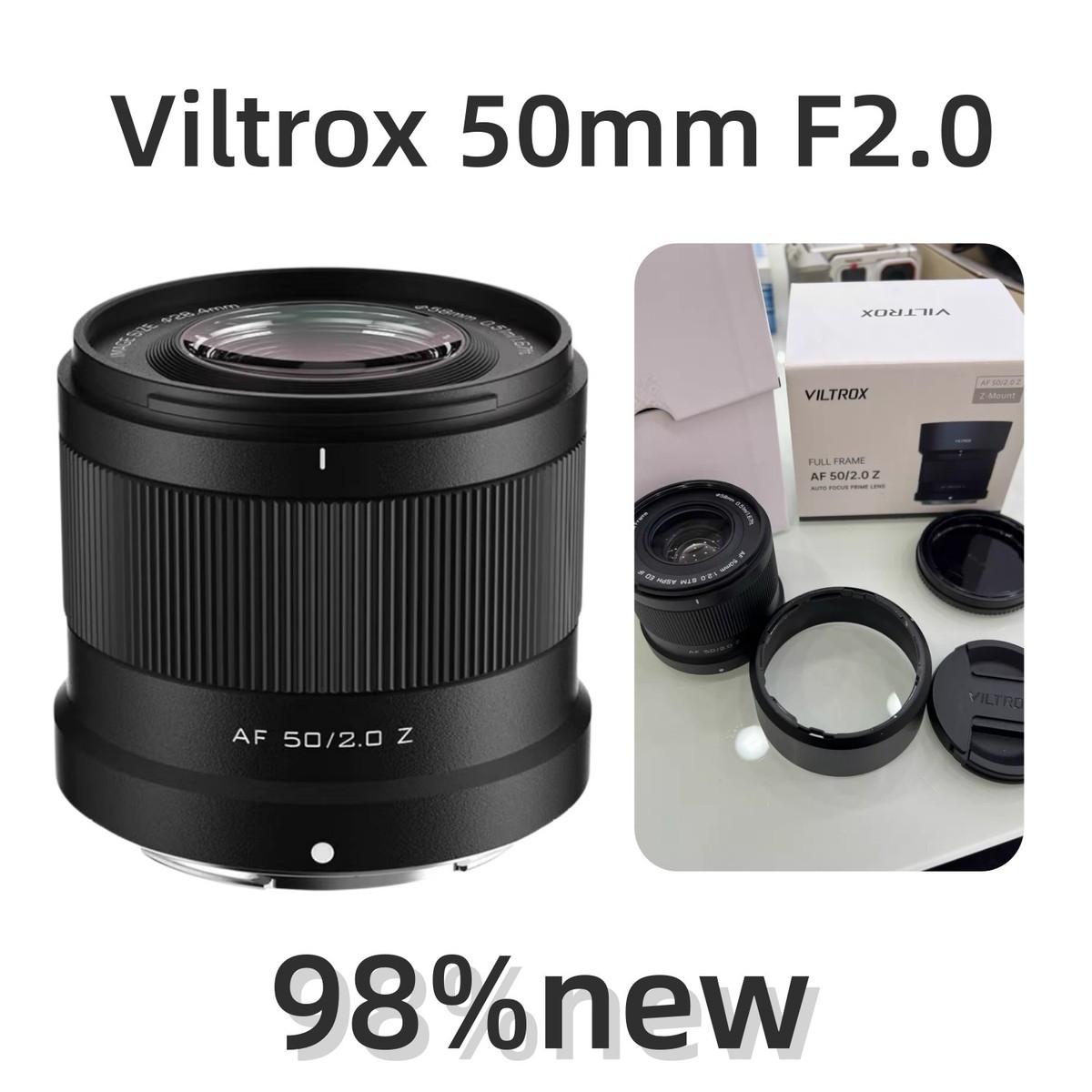 Viltrox AF 50mm f/2.0 Air STM Full Frame Lens for Nikon Z-mount Z5