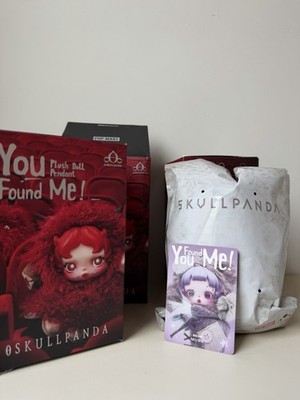 NEU & VERSIEGELT Bestätigter TOTENKOPFPANDA You Found Me Plüsch-Anhänger - Ratter Bär