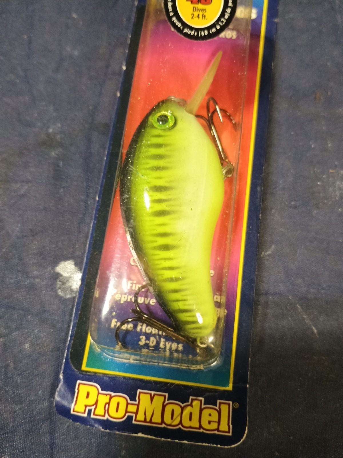 3 Vintage Strike king Lures, 2 Series 4S,One Series 1, Crankbaits. Pro Models - Image 13