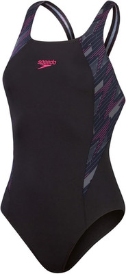 Speedo Damen Hyperboom Splice Muscleback Badeanzug | Klassisches Design | Schnel