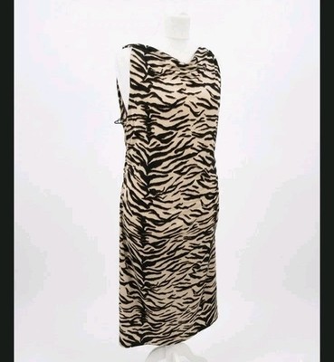 Stretchkleid Kleid Eng Stretchy Gr. XXL Zebra Animalprint