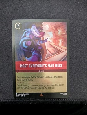 Most Everyone's Mad Here 151/204 Reign of Jafar Cold Foil