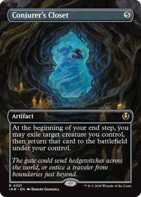 Conjurer's Closet (Borderless) [Innistrad Remastered] Foil Near Mint