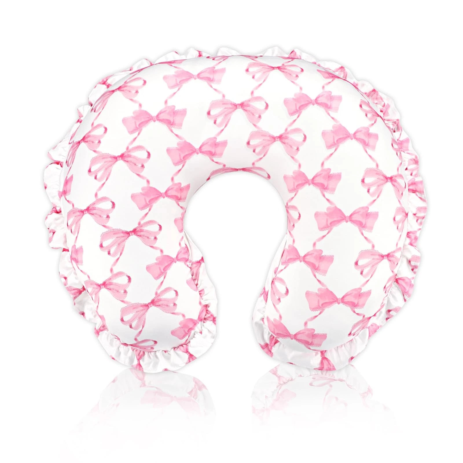 Ruffle Nursing Pillow Cover, Removable Stetchy Case for Breastfeeding Pillows...
Opens in a new wind