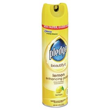 Pledge 336298EA 9.7 oz Aerosol Spray Furniture Polish - Lemon New