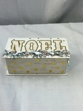 Punch Studio Apple Cinnamon Soap Joy to the World Christmas Music Box New NIP