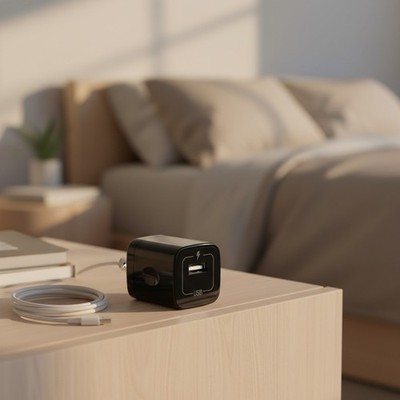 3 Pack USB Wall Charger Cube, Fast Charging Adapter for All Devices - Black